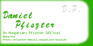 daniel pfiszter business card